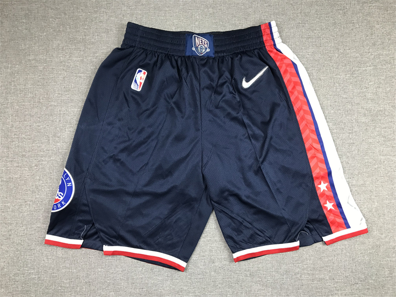 Men 2022 NBA Brooklyn Nets blue short